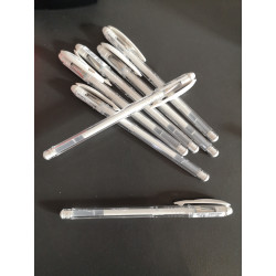Stylo gel blanc