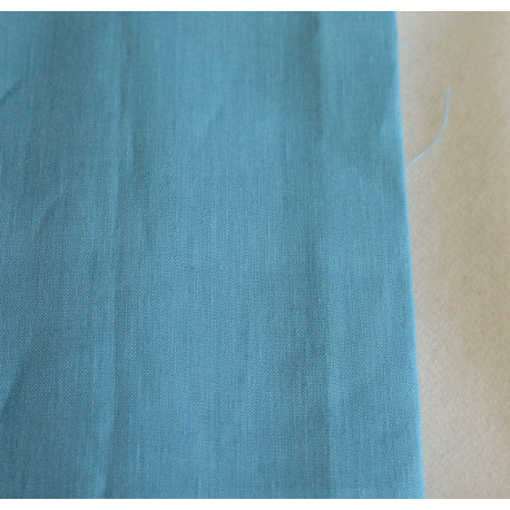 lin + drap 50*50 cm turquoise