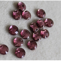 cabochon 7 mm améthyste