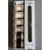 pack soie perlée noir&blanc