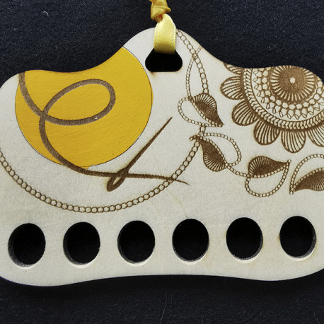 trieur de fils jaune