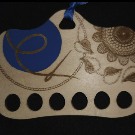 trieur de fils bleu