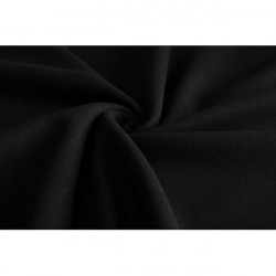tissu lainage noir