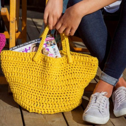Kit crochet - Sac Avila Jaune