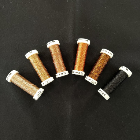 pack métallisé tressé 4 cuivrees