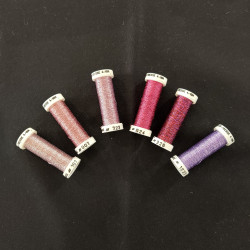 pack metallisé tresse4 rose