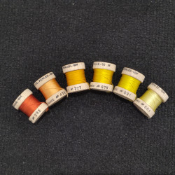 pack soie perlée jaune