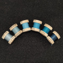 pack soie perlée turquoise