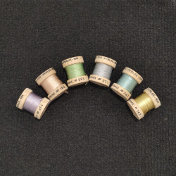 pack soie perlée pastel