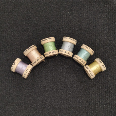 pack soie perlée pastel