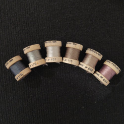 pack soie perlée vintage