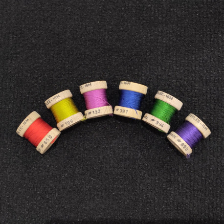 pack soie perlée fluo